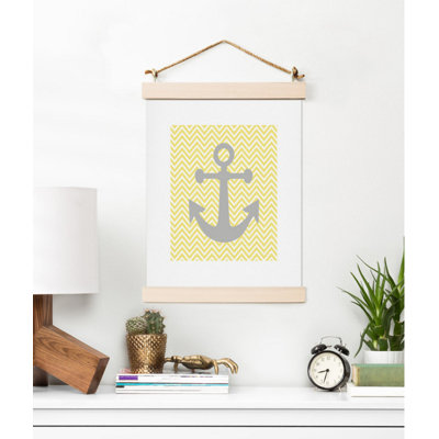 « yellow anchor », impression