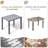 Aluminum Rectangular Side Table-537187137