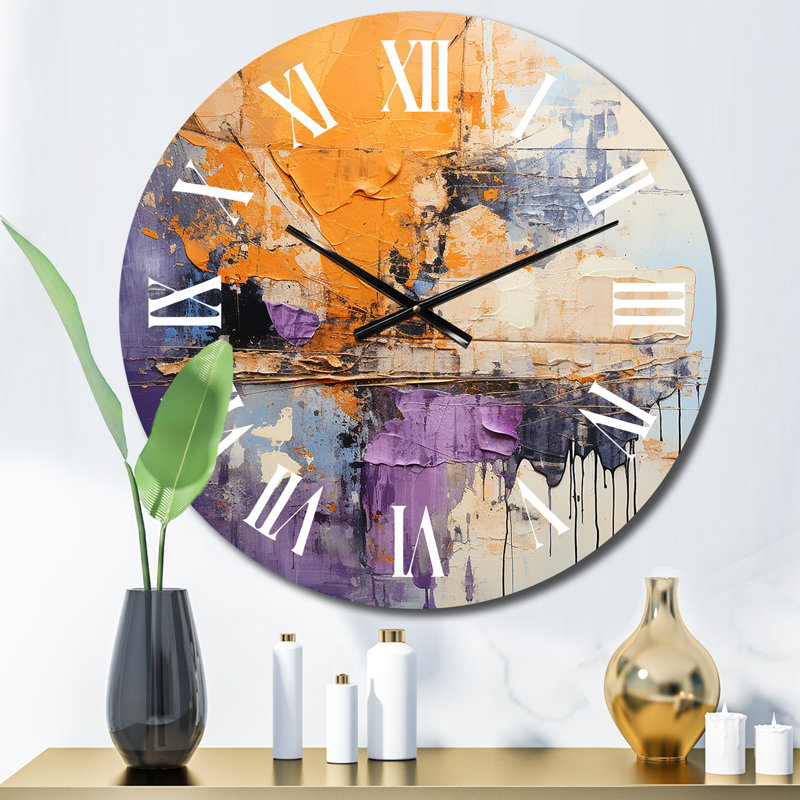 Horloge murale Collage Impressions, Moyenne