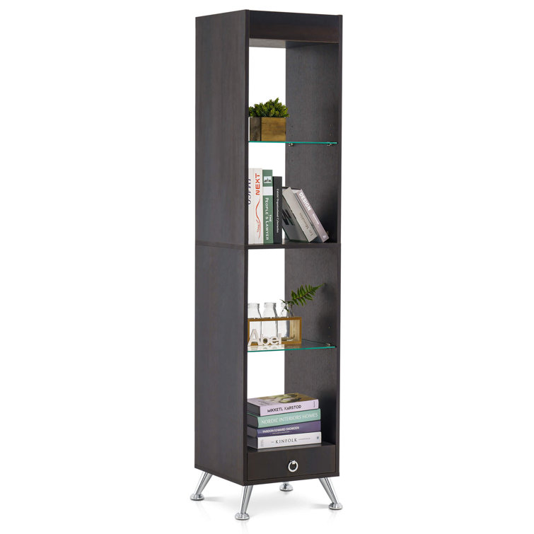 Ottley Library Bookcase Brayden Studio Finish: Pure White