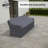 Neufer Outdoor Wicker Patio Sofa Cover