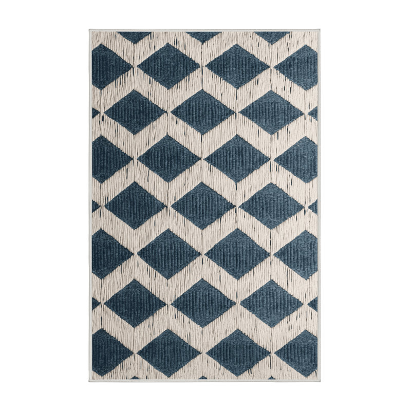 Machine Washable Botanical Brown Area Rug, Rectangle 6 pi x 9 pi