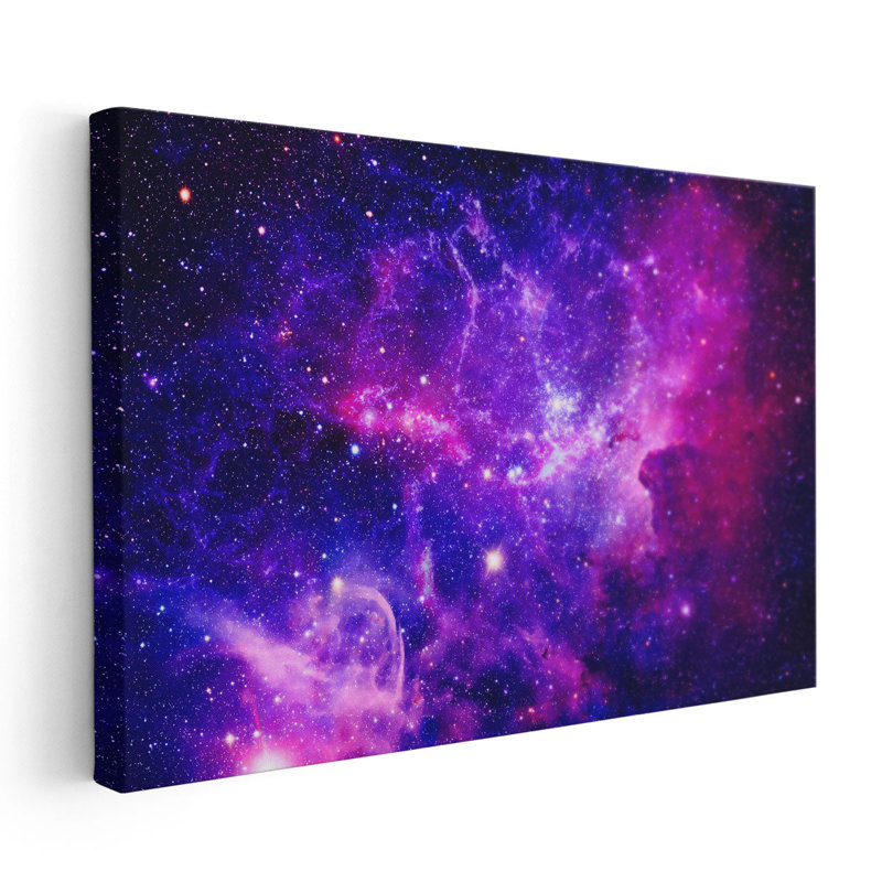 «Bursting Galaxy», reproduction d'art sur toile, H 12 po x l 18 po