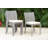 Anautica 13 Piece Teak Finish Outdoor Furniture Dining Set with Cushions-280508028-326382691