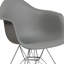 Chaise en plastique Herculaneum avec base chromée-24628021