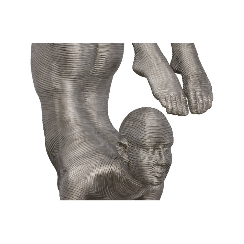 Handstand Scorpion Statue, Aluminum