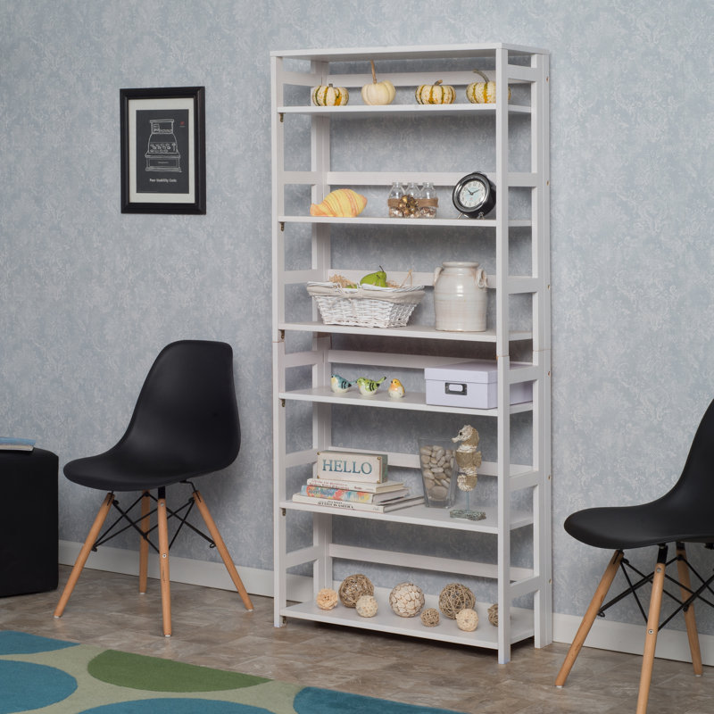 Bibliothèque Flip Flop, Blanc, H 67 po x l 30 po x P 12 po