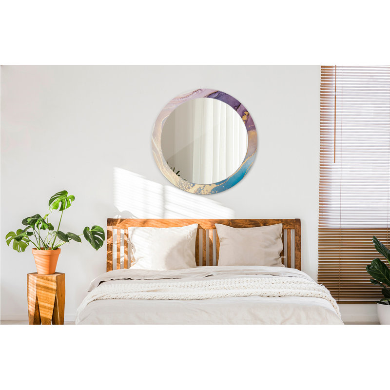 Huldar Glass Flat Wall Mirror