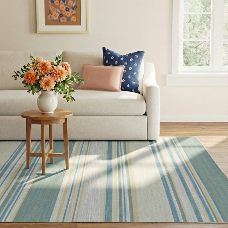 Creekmont Wool Striped Indoor Rug, Rectangle 7'10" x 9'10"	