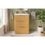 Meuble-lavabo de luxe moderne 24 po avec lavabo en céramique, armoire de salle de bain avec tablette ouverte et rangement fermé