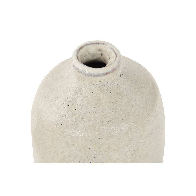 Divers vases décoratifs en terre cuite avec lumière sable