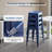 Stackable Backless Metal Bar Stools, Indoor/Outdoor Kitchen Counter Stools, Industrial Home Dining Chairs-117247554