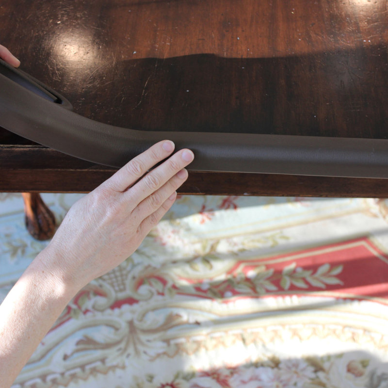 Edge Cushion 24 ft. Black, Black