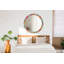 Huldar Glass Flat Wall Mirror