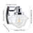  Tecumseh Iron/Glass schoolhouse LED Vanity Light-865946482