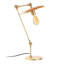 Lampe de bureau dorée 21,65 po Henline