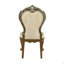 Chaise d'appoint avec garniture cloutée (ensemble de 2)