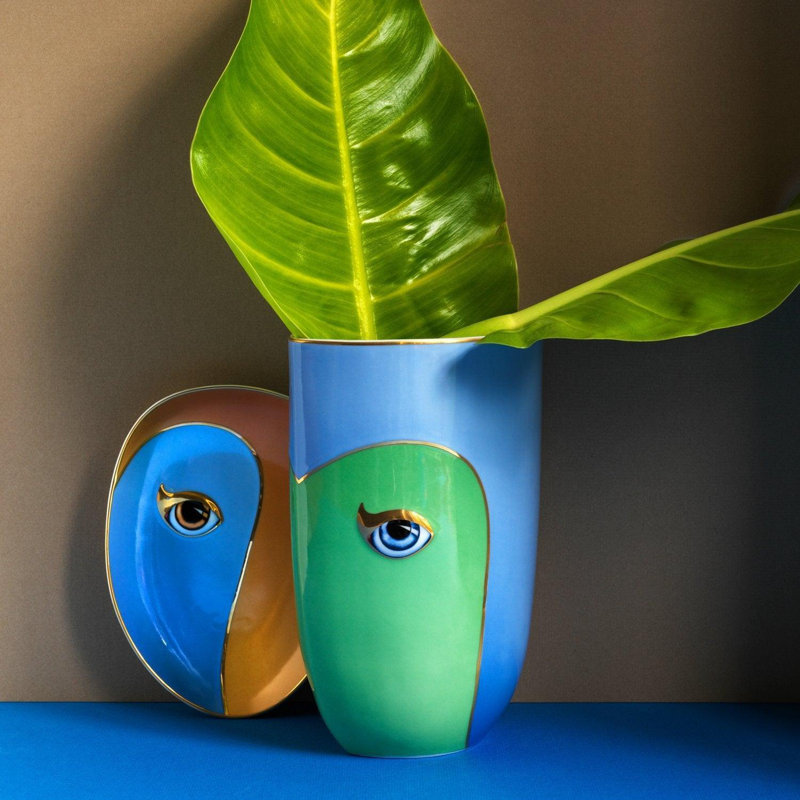 Lito Vase - Blue+Green