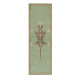 Distressed Homage Hand Knotted Wool Animal Print Area Rug
