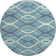 Premium Machine Washable Prisco Teal Rug