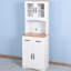 Armoire de rangement de cuisine blanche