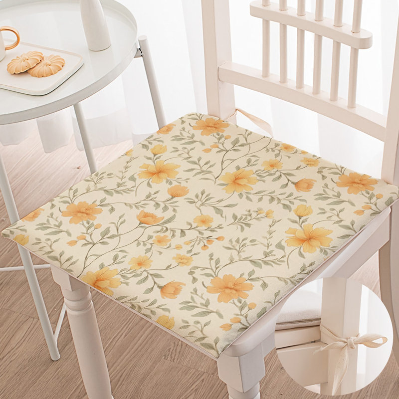 August Grove® - Coussin de chaise, L 15,74 po x P 15,74 po