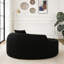Canapé-lit moderne en chenille avec siège profond et 1 coussin-1301335295
