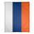 Blanc / bleu / orange