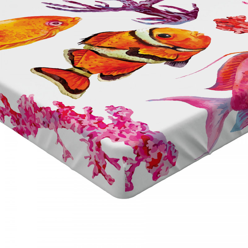 Ocean Microfiber Fitted Sheet, Queen Fitted Sheet