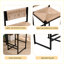Ensemble de 2 tabourets de bar modernes avec repose-pieds pour îlot de cuisine-95013618
