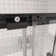 50-54 In. W X 72 In. H Semi-Frameless Double Sliding Shower Door In Matte Black With 1/4 In. Tempered Clear Glass