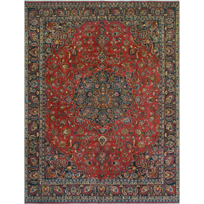 Jibraeel One-of-a-Kind 9'3" X 12'8" 1980s Wool Area Rug