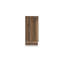 Commode haute Lina, 4 tiroirs intégrés, bois naturel brun