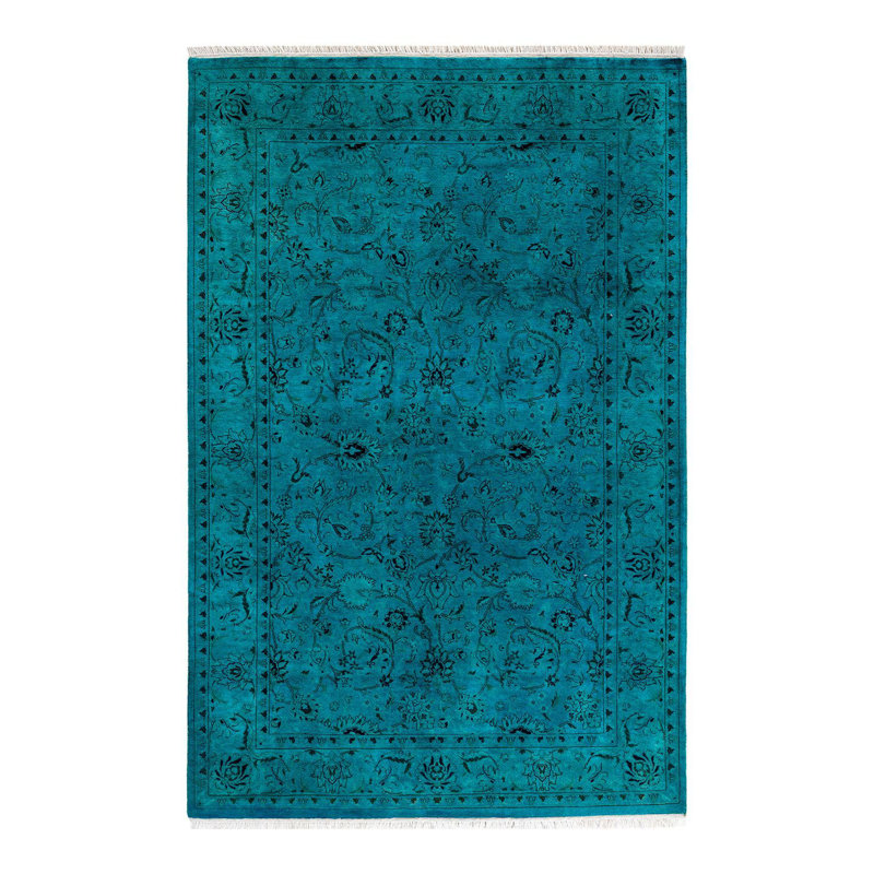 Yaker One-of-a-Kind 4' 2" X 6' 4" Hand Knotted Area Rug