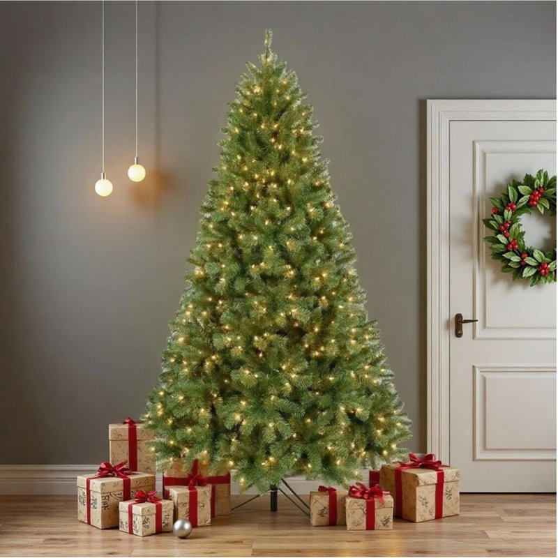 6FT H Lighted Artificial Pine Christmas Tree