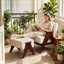 Chenille Trentham avec pieds en bois robuste-1376585570