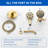 Shower Faucet Set Complete Shower Kit Dual Shower Head And Handheld 2 In 1 Combo Set Shower System Shower Trim Kit Combo Set Shower Fixtures-113520117