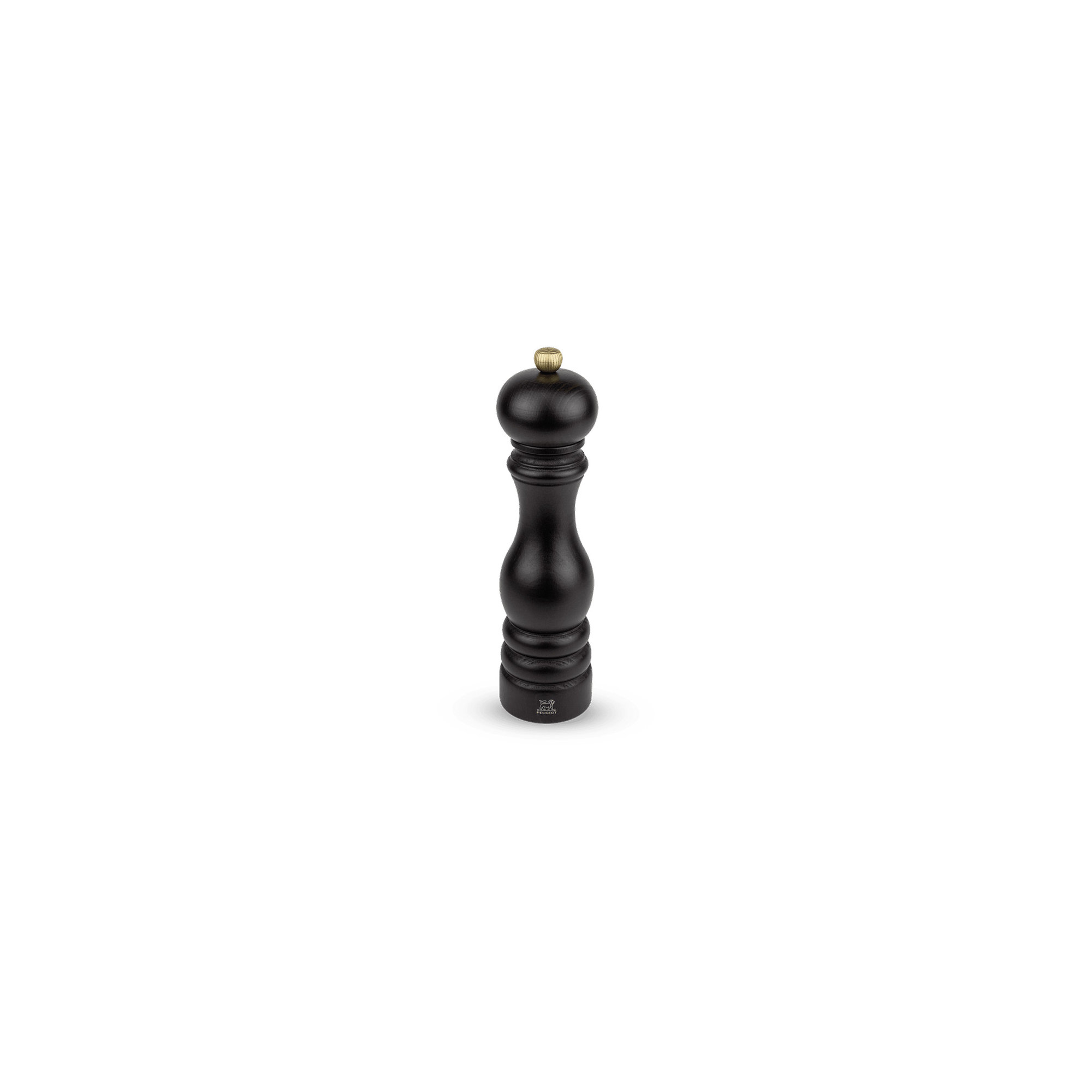Peugeot Paris Pepper Mill, Chocolate/Gold, 11.82" H x 2.63" W x 2.63" D