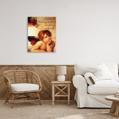 «Lord Protégez-moi avec toile chérubin», design par Sophie 6