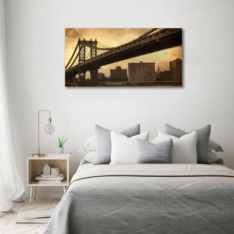 Manhattan New York 1 Piece Wall Art on Canvas