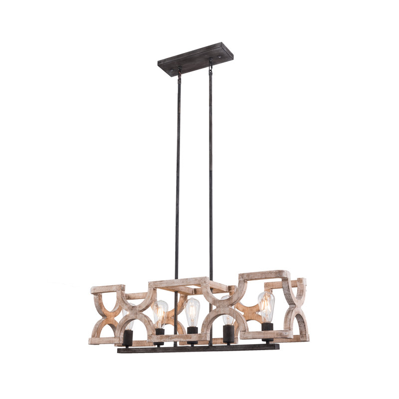 Tussey 5 - Light Dimmable Empire Chandelier, Natural