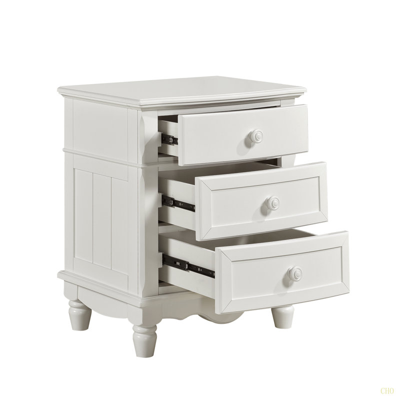Table de chevet 3 tiroirs Classic Traditional