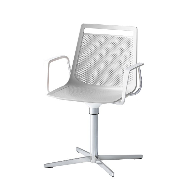 Chaise de bureau Akami, Blanc