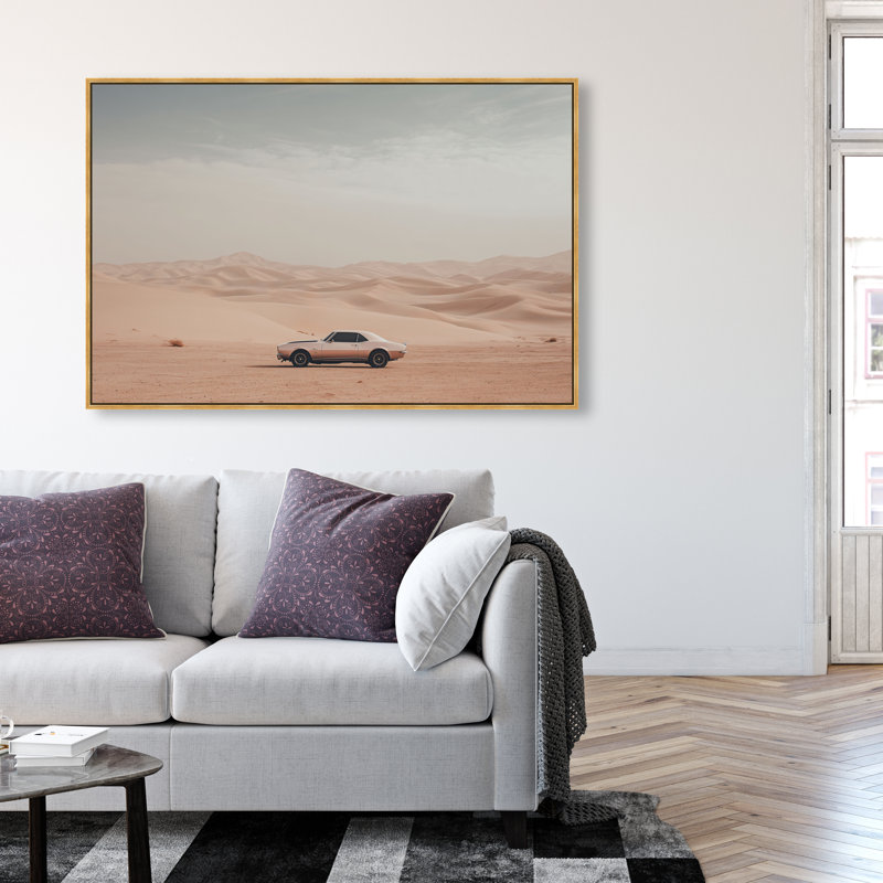 Mechanical Soliloquy Canvas Transportation Print by Oliver Gal, Black Frame, 15 x 10, 31"H x 46"W, Gold Floater Frame