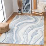 Krish Hand Tufted New Zealand Wool Abstract Rug