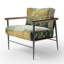Whispering Meadows I - Fauteuil d'appoint rembourré abstrait-142173111