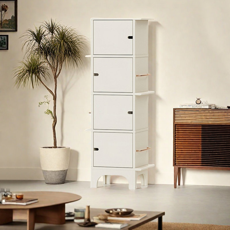 Petite bibliothèque de style européen, Blanc