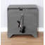 Table de chevet 3 tiroirs en bois avec prise USB et prise de courant