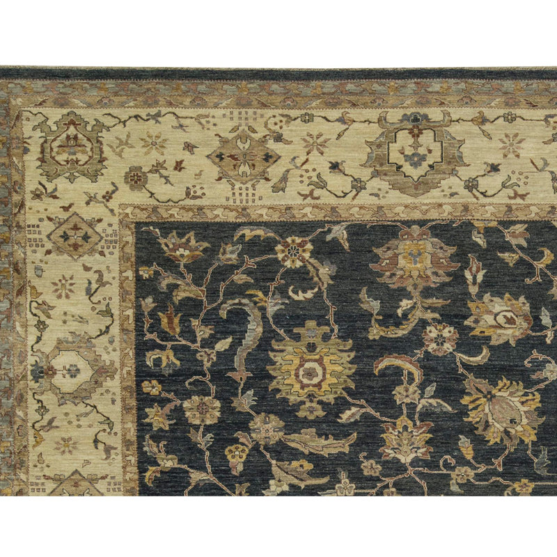One-of-a-Kind Rectangle 12'2" X 15'1" Hand Knotted Area Rug