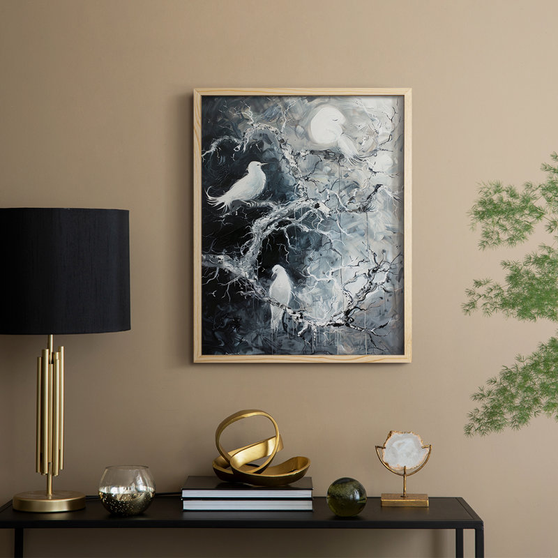ANIMALS Series VIII, reproduction encadrée - bois massif, H 11 po x l 9 po